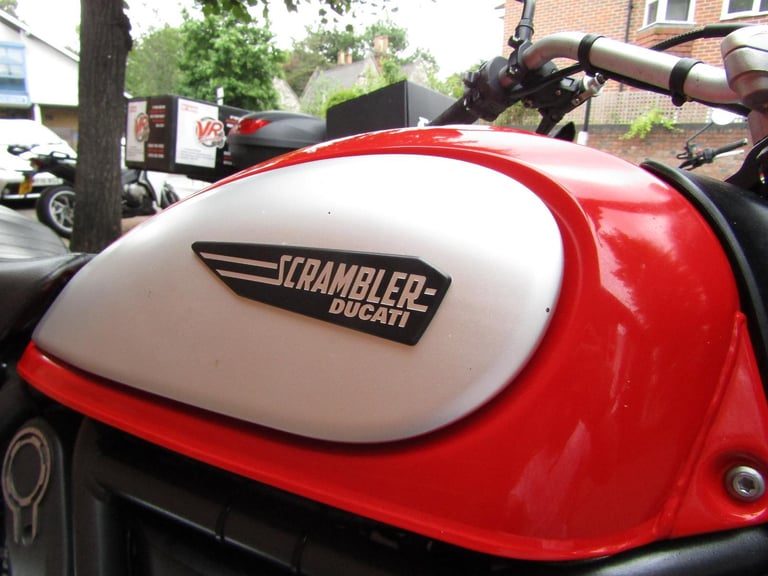 DUCATI SCRAMBLER 800  FULL SERVICE , ONE PREVIOUS OWNER ,VERY LOW MILES
