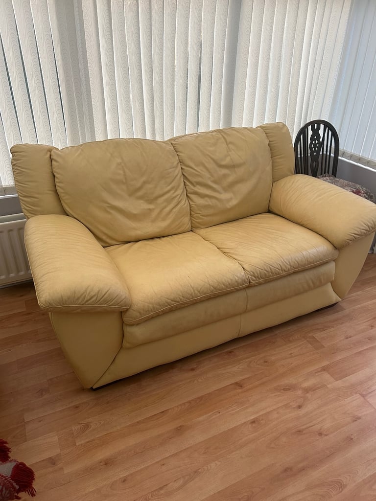 Leather sofa