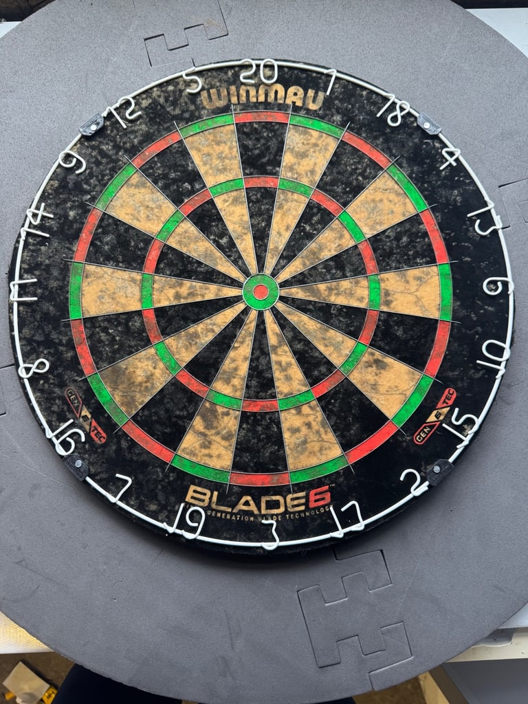 Winmau dartboard with surround 