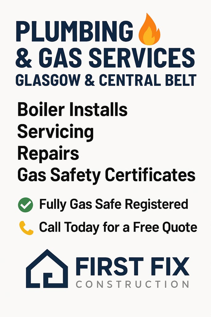 🔥 Reliable Plumbing & Gas Engineer Services – Glasgow & Central Belt 🔥