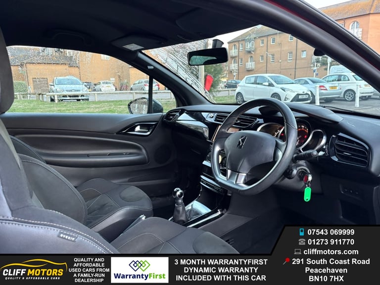 2017 DS DS3 Elegance - New Years MOT - £20 Road Tax - ULEZ Compliant - 3 Month Warranty