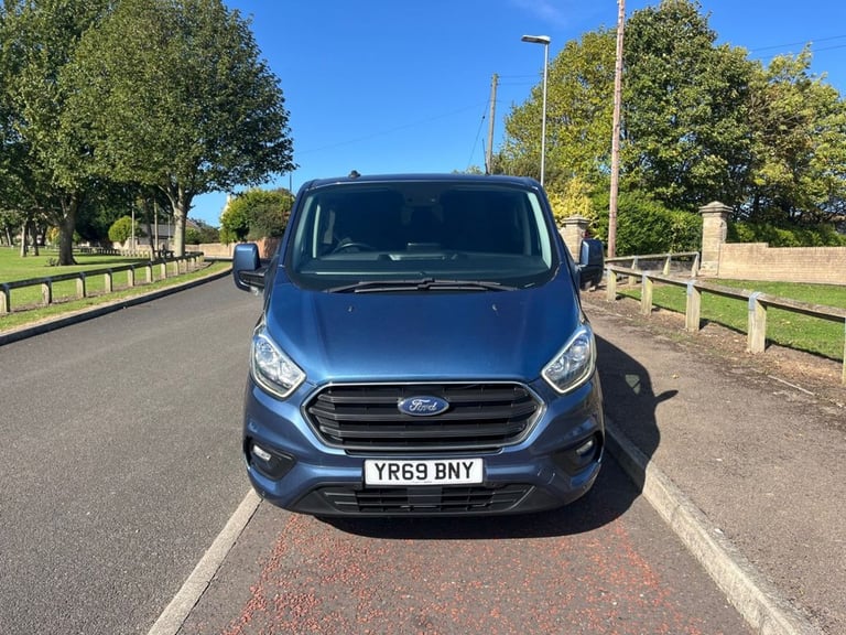 2019 69 FORD TRANSIT CUSTOM 2.0 320 ECOBLUE LIMITED AUTO CREW VAN DOUBLE CAB 5DR