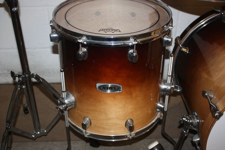 Mapex Pro M Series Caramel Fade 6 Piece Refurbished Drum Kit 20in Bass + All Hardware ~ £575 ono