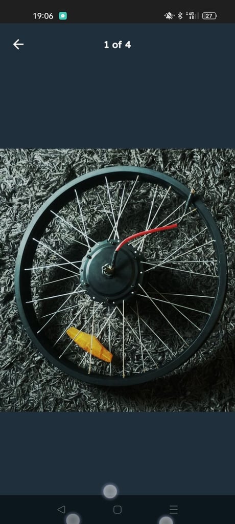 image for 500w bafang fat bike hub motor (FM G060.500D) + 24 inch rim front