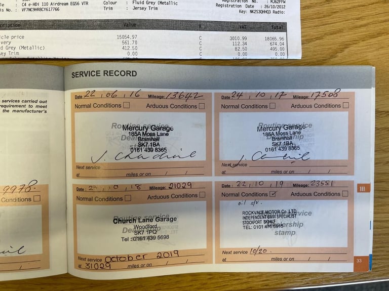 CITROEN C4 1.6 e-HDi Airdream VTR+ Grey Auto Diesel 2012