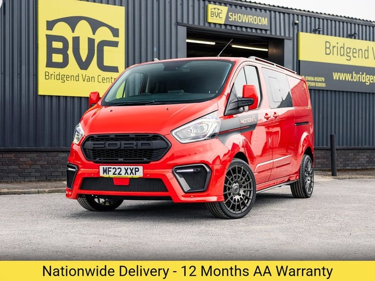 2022 Ford Transit Custom 2.0 EcoBlue 185ps Low Roof D/Cab Limited Van Auto PANEL VAN DIESEL Autom...