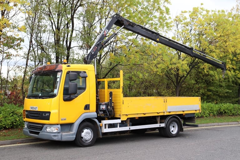DAF LF45 160 4X2 HIAB XS 055 CRANE DROPSIDE (2009)