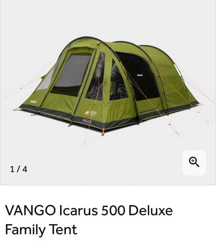 Blue Vango Icarus 500 Canopy Vango Iris Vango Icarus Awning Vango