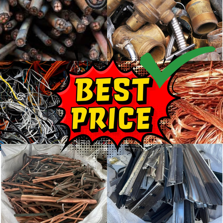 Free scrap metal collection Top Price Paid | Copper, Brass, Cables, Lead etc