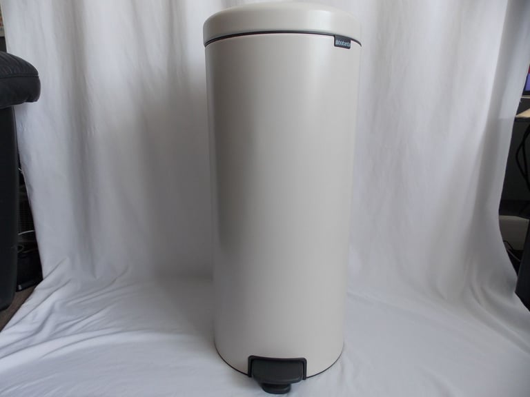 image for Brabantia NewIcon 30L Pedal Bin - Soft Beige - NEW