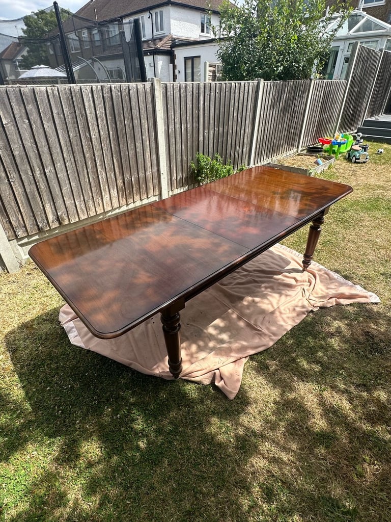Antique Dining Table and Chairs 