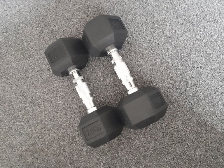 image for 7.5kgs x 2 dumbells