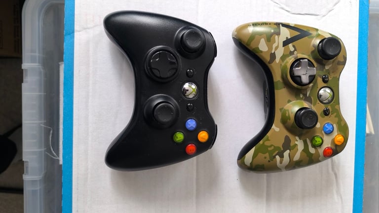 image for 2 x X box 360 controllers