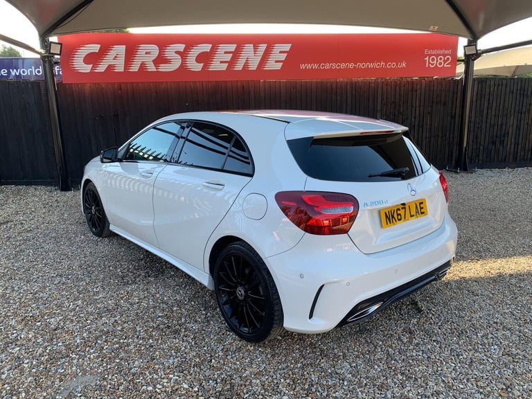 2017 Mercedes-Benz A-Class 2.1 A200d AMG Line (Premium Plus) Euro 6 (s/s) 5dr HATCHBACK Diesel Ma...