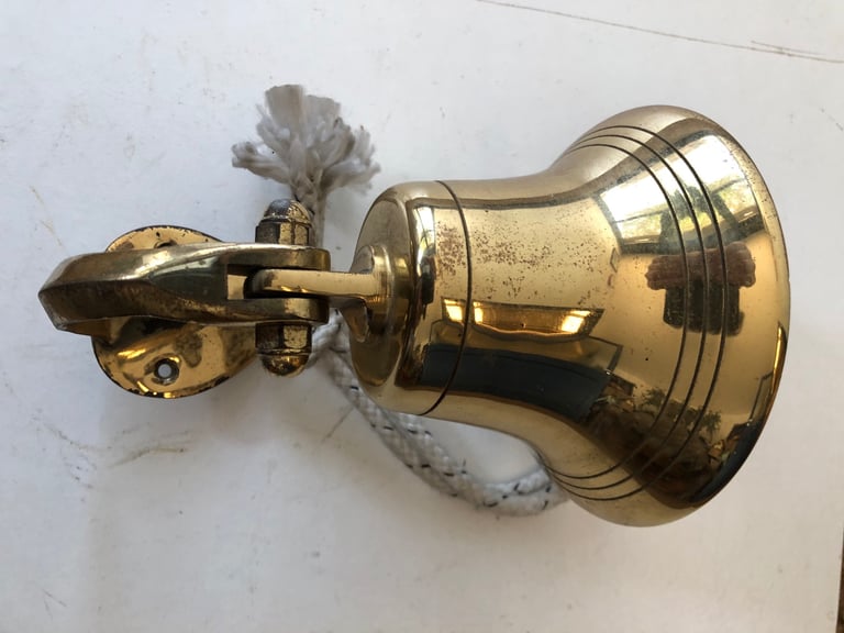 Nautical brass bell 5 inch diameter.