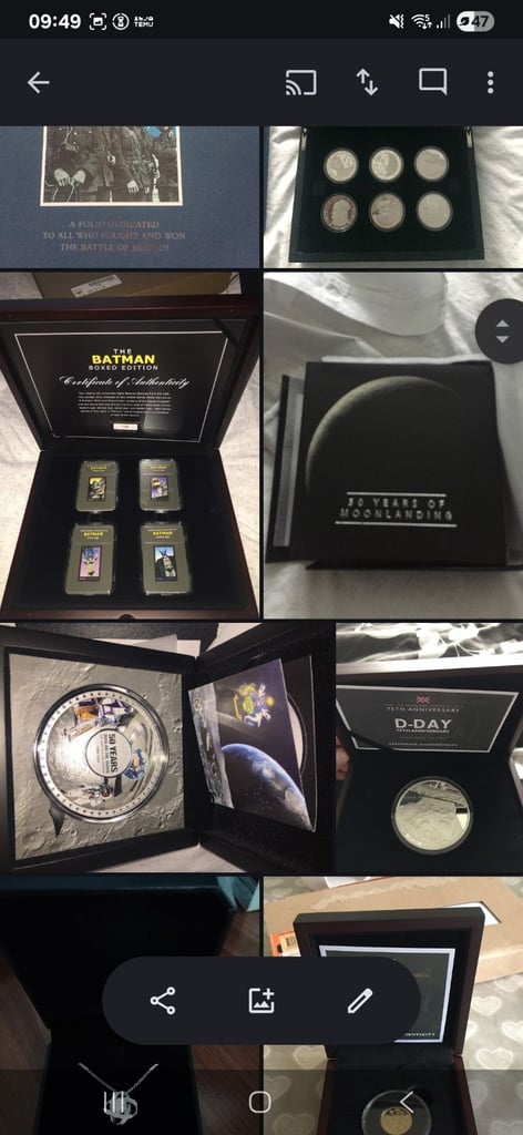 Gas bottle, VW camper, coins, medals,Brum all for sale