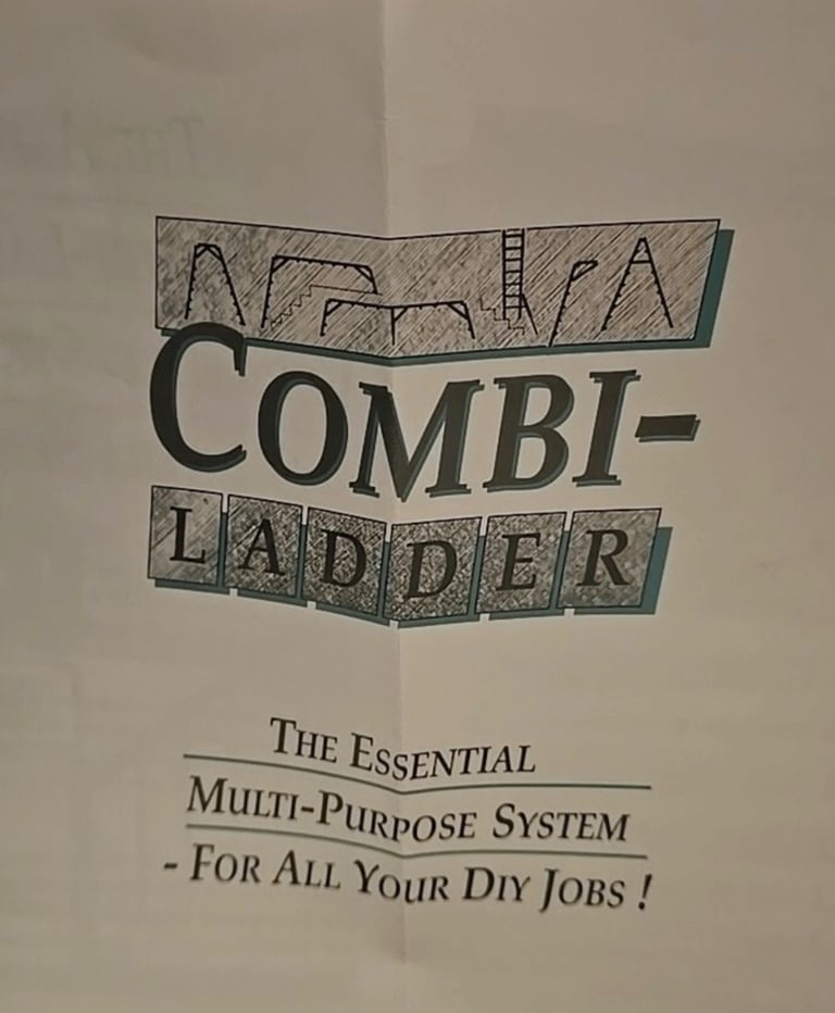 Heavy Duty Combi Ladder Combination, length 13’ 3” Over 100 Ladders Steps Trestles Scaffolds in One