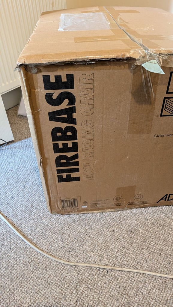 ADX Firebase 23 Racing Simulation Seat - Black & Red