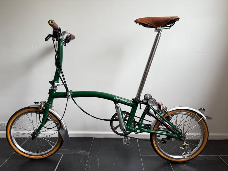 Brompton Folding Bike - Green - ML6