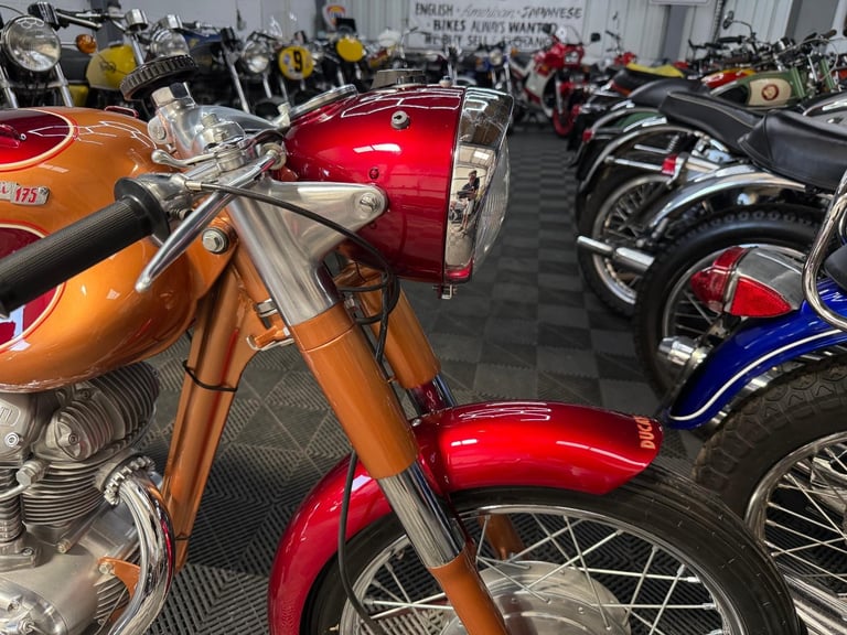 1958 Ducati 175 sport, press tube, outstanding quality, the best we’ve seen 