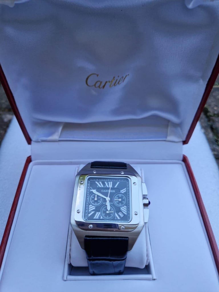 Men cartier watch santos smart 