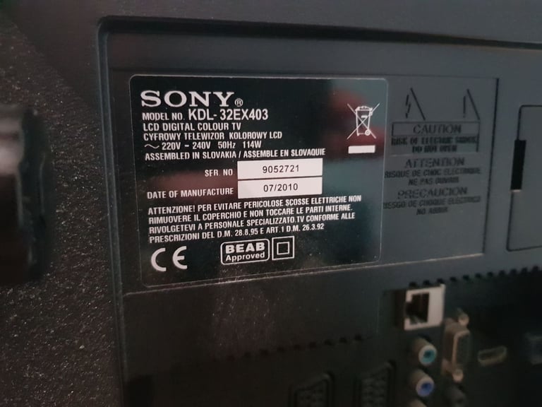 image for HD 32inch Sony tv with remote (amazing picture)