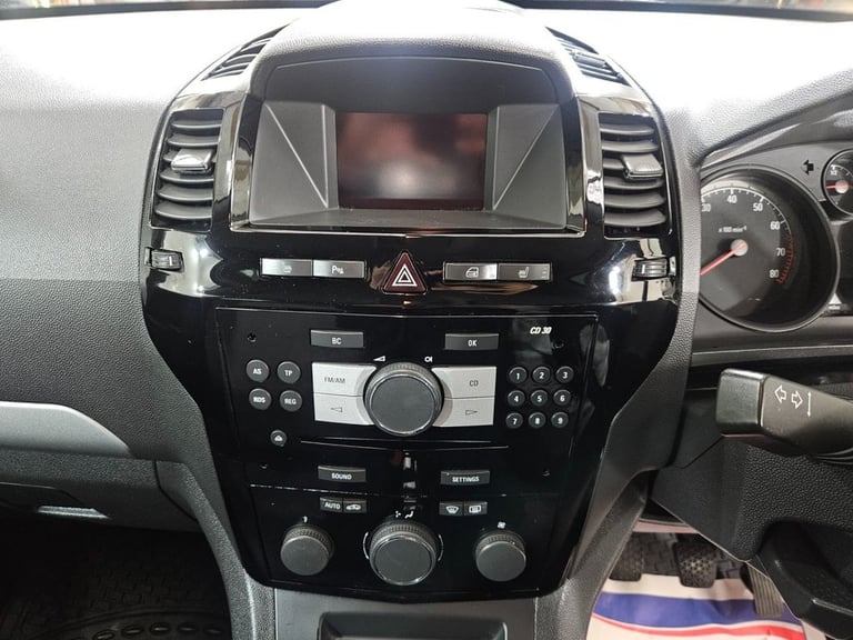 2012 12 VAUXHALL ZAFIRA 1.6 16V DESIGN MPV 5DR PETROL MANUAL EURO 5 (SNAV) (115 