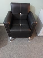 Childrens leather chair