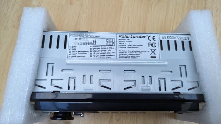 NEW PolarLander JSD-520 Car Radio Audio USB/SD/MP3 Player