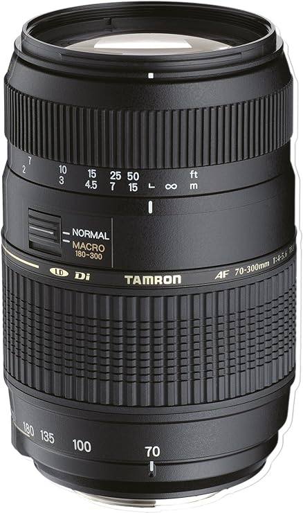 Tamron 70-300mm Di LD - Lens for Sony (70-300mm, f / 4-5.6, Macro, 62mm), black color