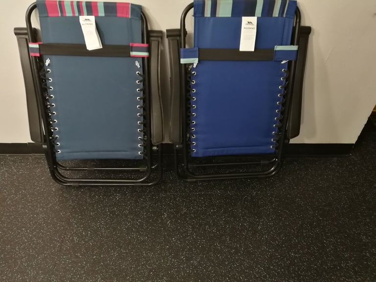 Padded Reclining Sun Lounger Chair Glentilt