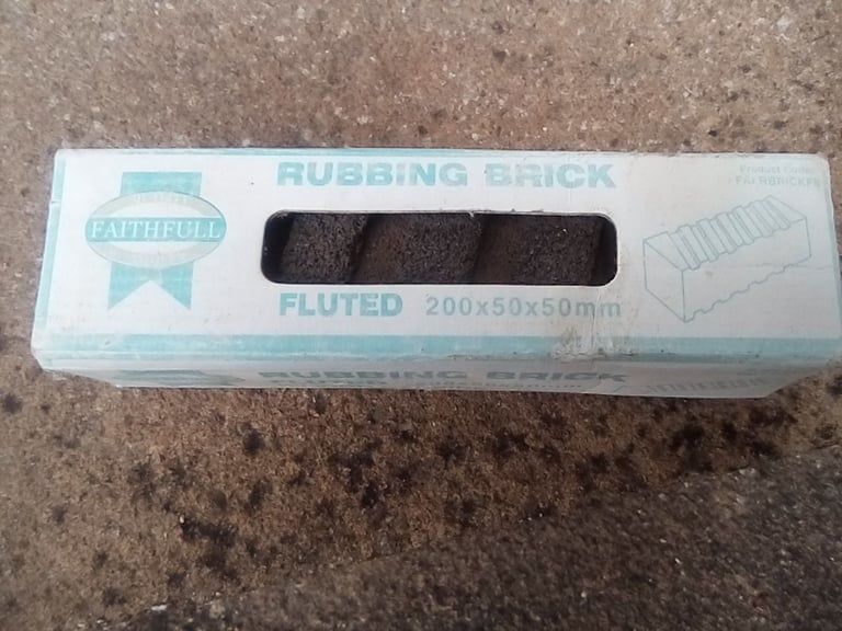 image for Rubbing brick - fluted. Hand tool.