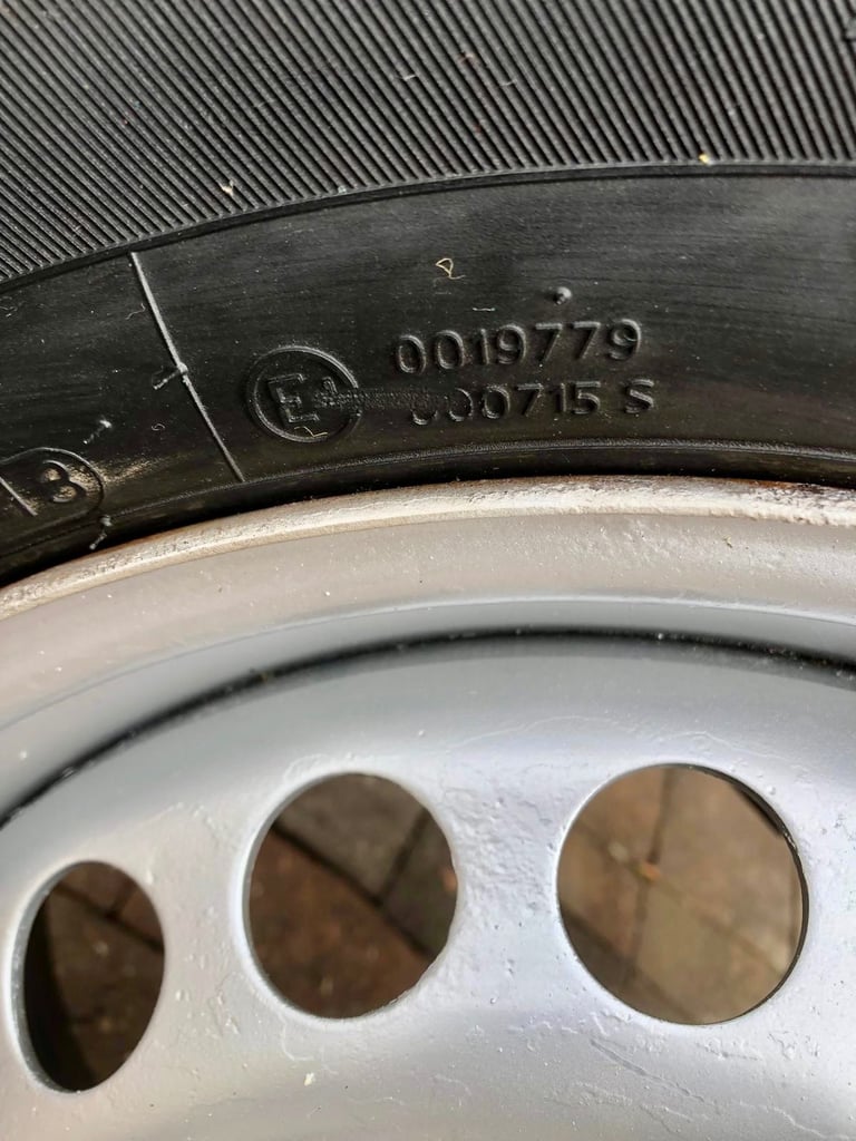 Full size 16" Steel Spare Wheel and new tyre