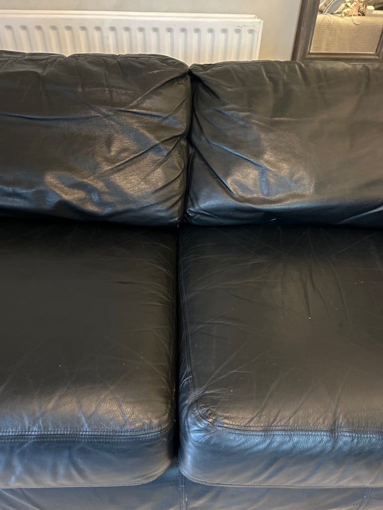 Genuine leather sofa - 2 seater 