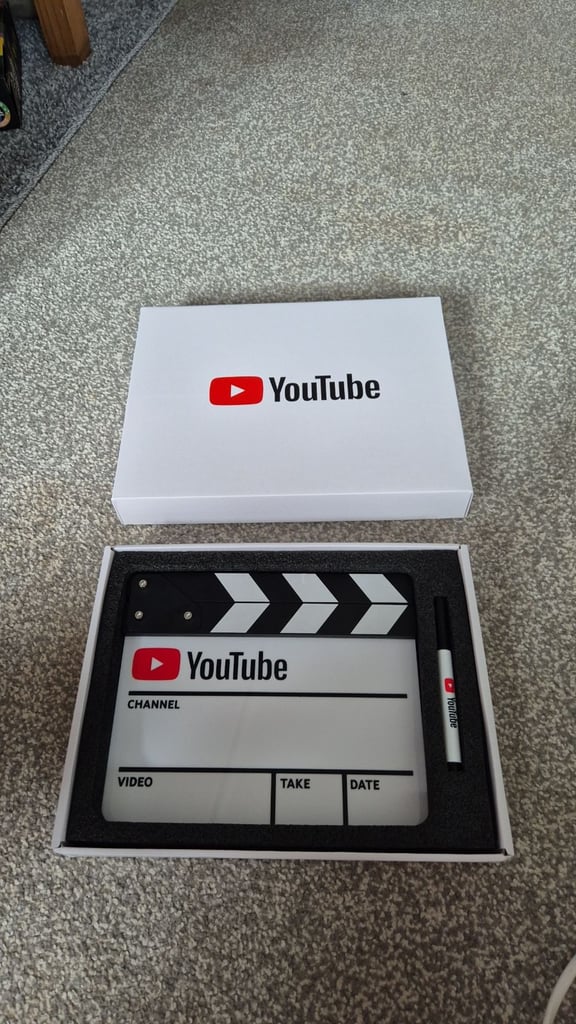 image for YouTube Clapperboard and Pen Limted Edition