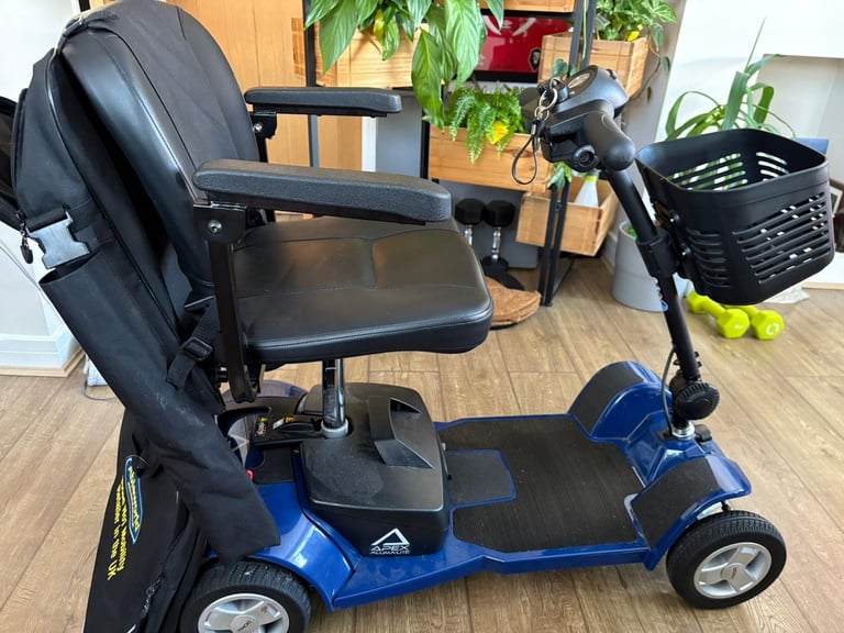 image for Blue/black mobility scooter