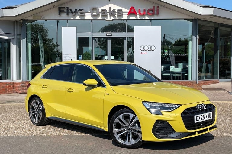 2025 Audi A3 1.5 TFSI 35 S line Sportback 5dr Petrol S Tronic Euro 6 (s/s) (150 ps) HATCHBACK Pet...