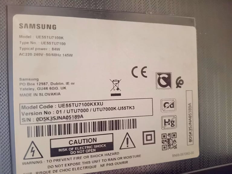 55" TV + Soundbar Buyer collects