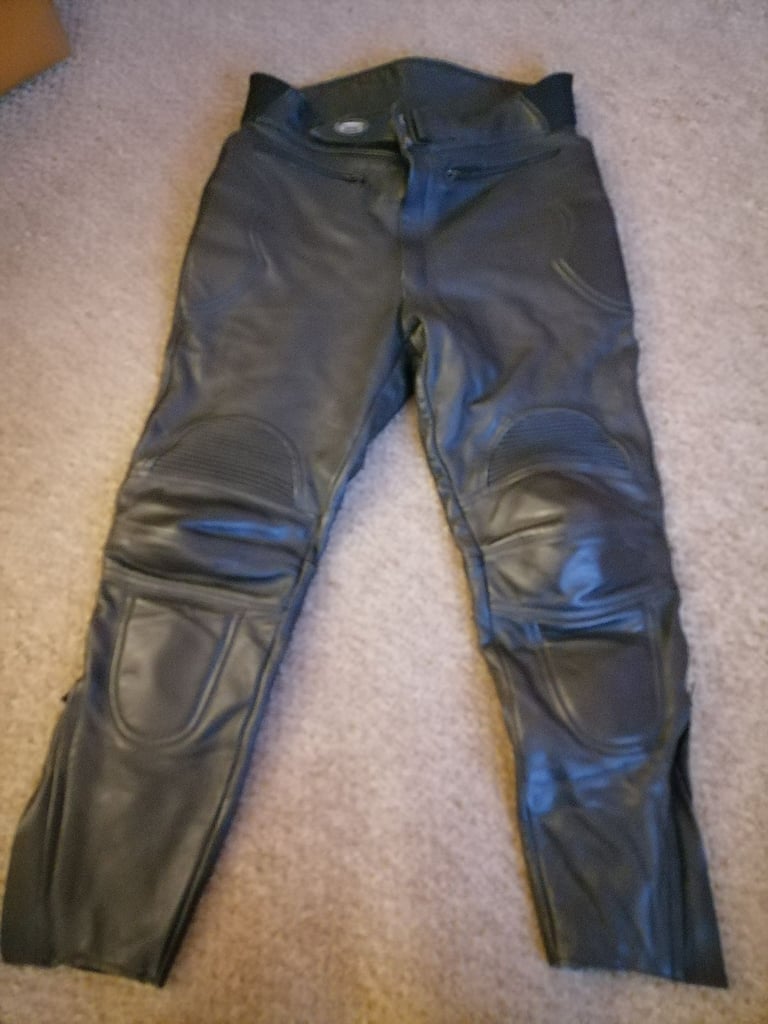 Motorcycle leather jeans 