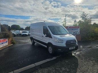 image for 2021 ON 71 PLATE FORD TRANSIT 350 TREND TDCI 130BHP L3H2 LWB DIESEL 65K ULEZ 