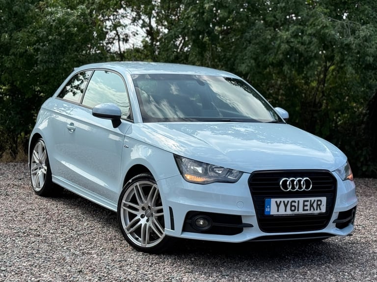 AUDI A1 1.4 TFSI S LINE, RARE CUMULUS BLUE, SUPER SPORT BUCKET SEATS, VERY RARE 