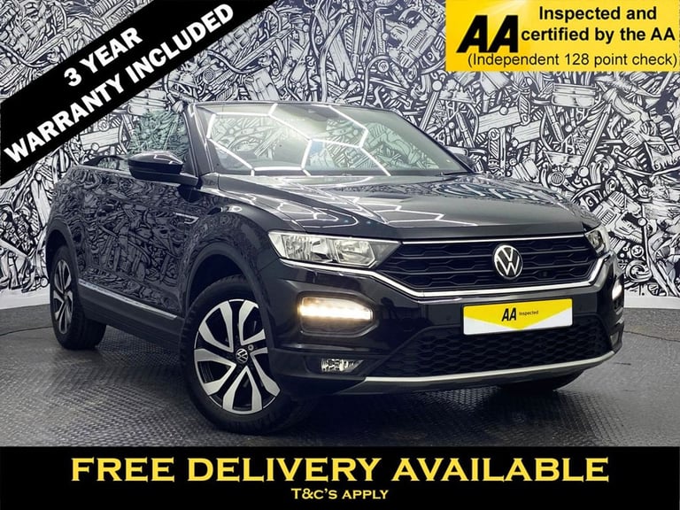 image for 2021 Volkswagen T-Roc 1.0 TSI Active Cabriolet 2dr Petrol Manual Euro 6 (s/s) (110 ps) Convertibl...