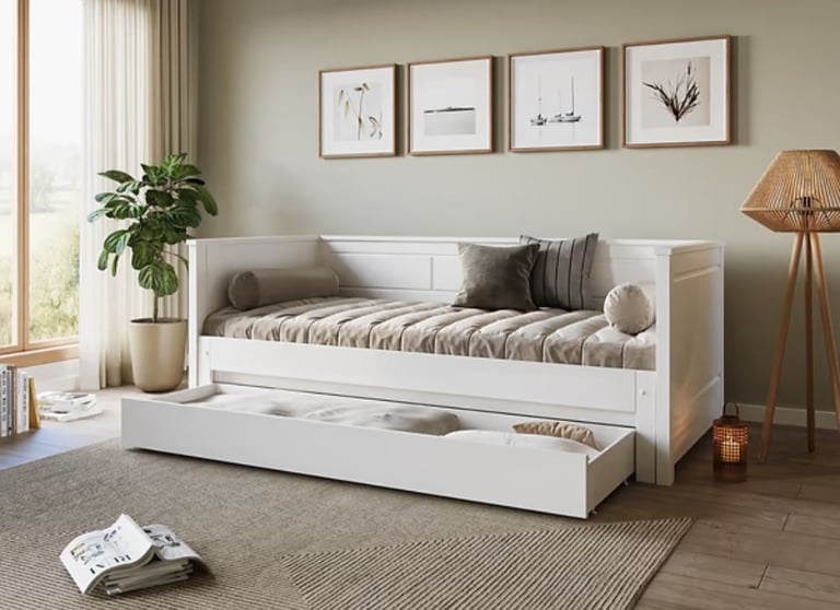 Noomi Erika double Guest Bed with Drawer (FSC-Certified)