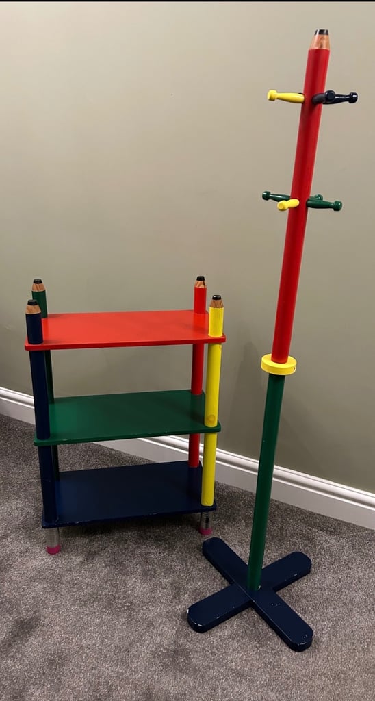 image for Child’s bookcase & coat stand 