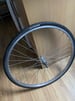 Bike rear wheel 28” 700 without cassette- used