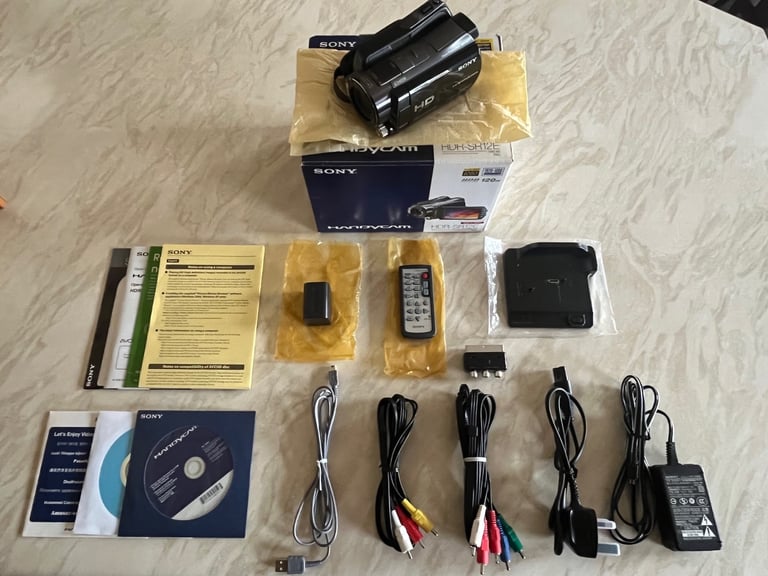 image for SONY HDR-SR12E 120GB 10.2MP DIGITAL HD HANDYCAM CAMCORDER - BRAND NEW!