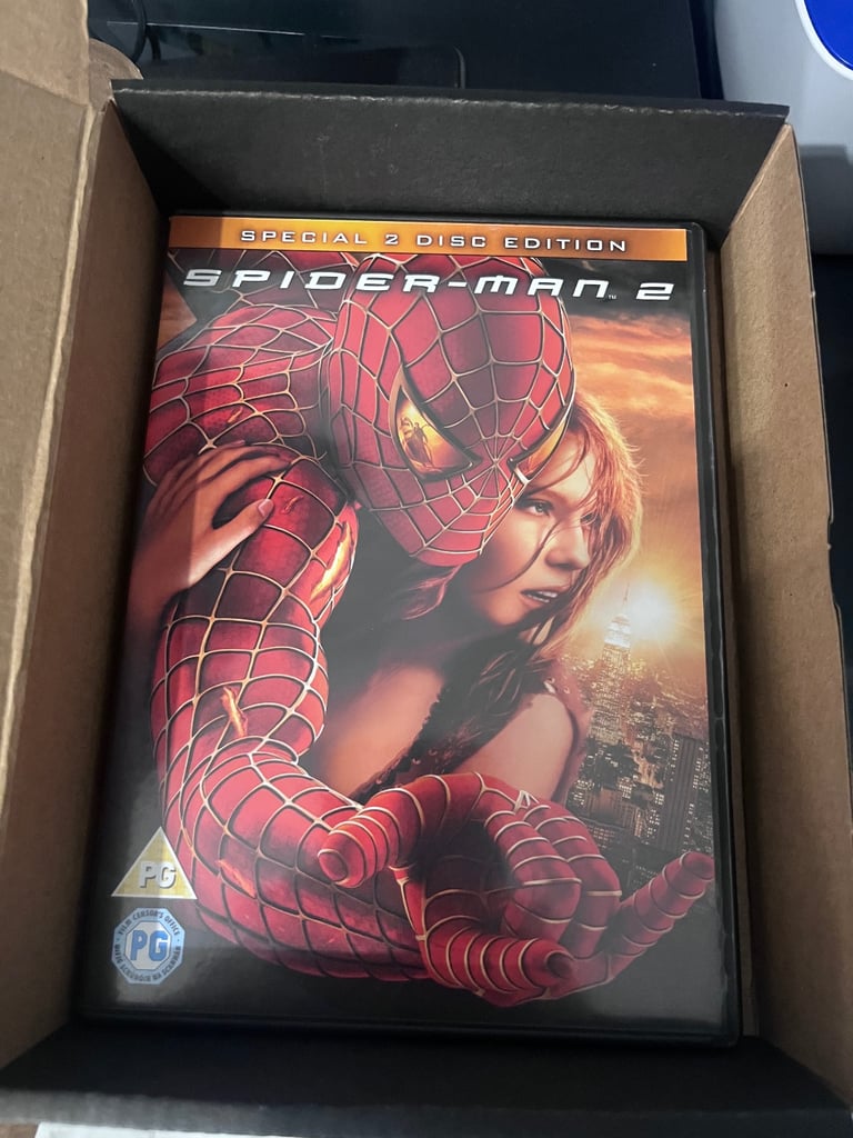 Spiderman DVD Clocks & dvd box
