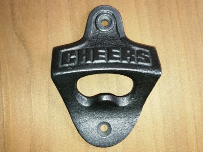 Cast Iron Decorative Wall Mounted Bottle Openers. Antique Finish
