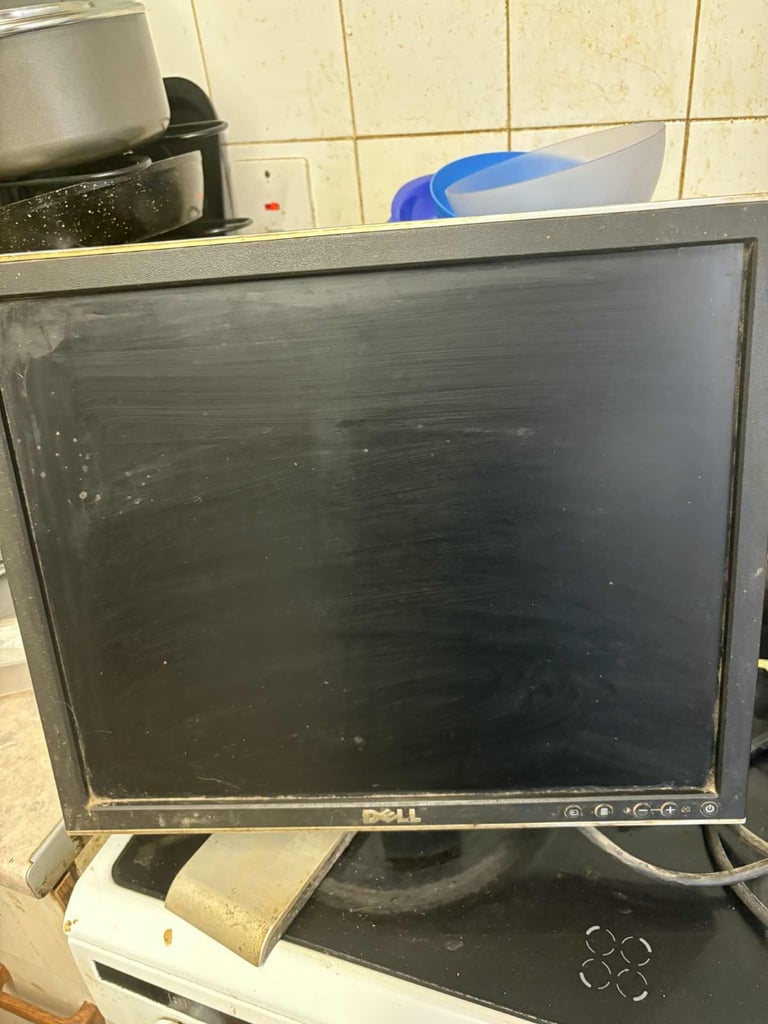Two computer monitors