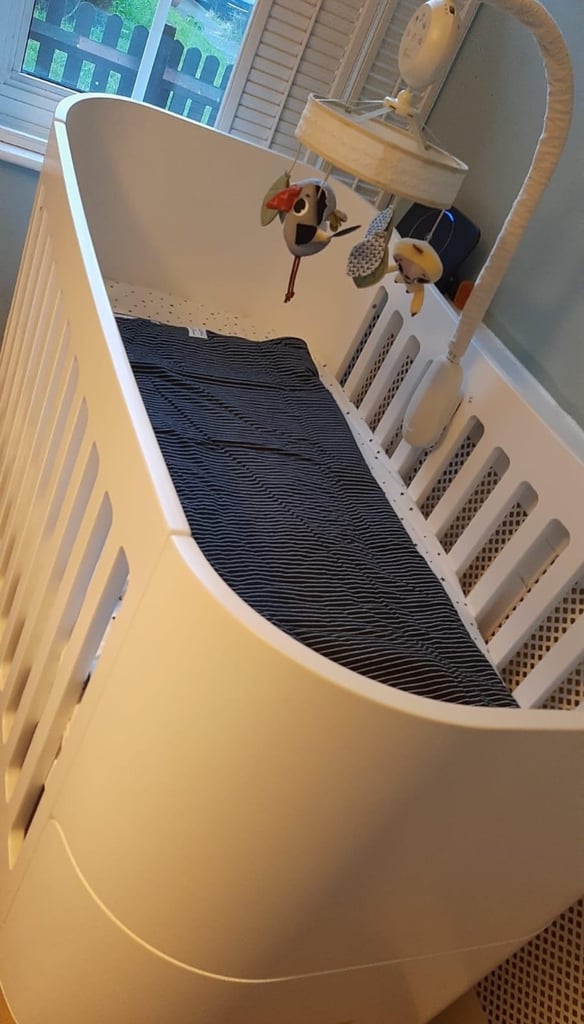 image for Gaia baby cot and changing table